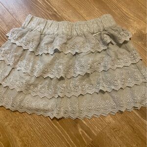 Abercrombie & Fitch Lace Skirt in Gray